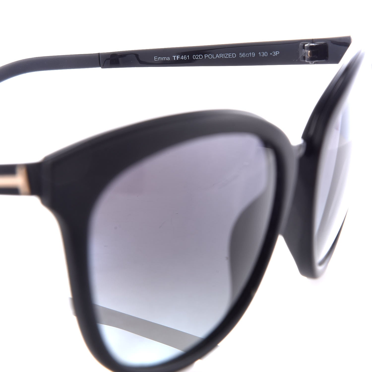 Tom Ford Emma Cat Eye Polarized Sunglasses TF461 Black 5 of 8