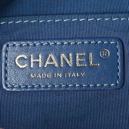 Chanel Lambskin Quilted Bi Waist Bag Pack  Blue 6 of 9