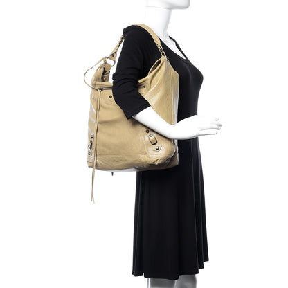 Balenciaga Agneau Classic Hardware Day Hobo Latte Beige 2 of 10