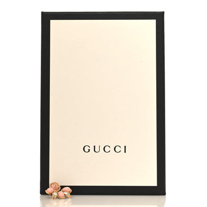Gucci Resin Crystal Single GG Earring Pink Gold 5 of 5