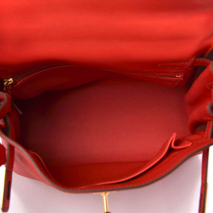 Hermes Swift Kelly Retourne 25 Capucine 5 of 10