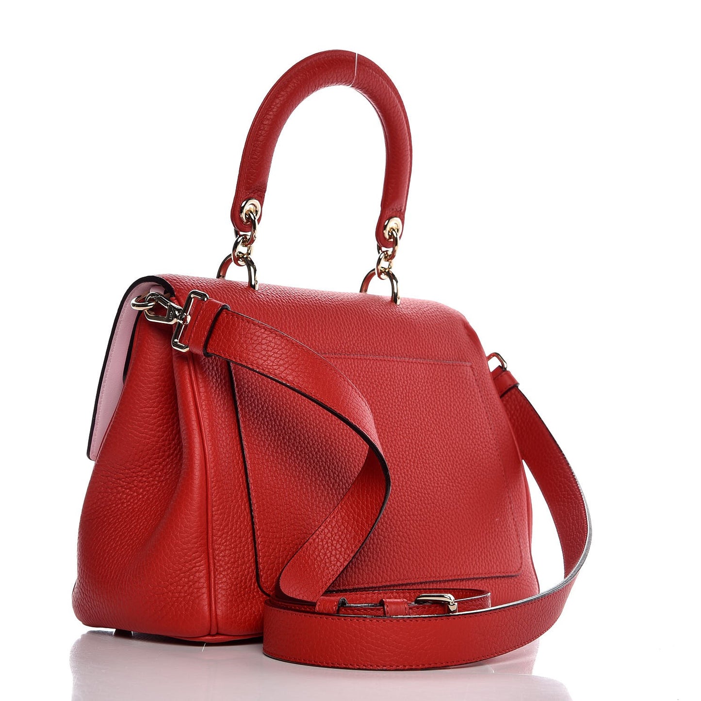 Bullcalf Small Be Dior Flap Red