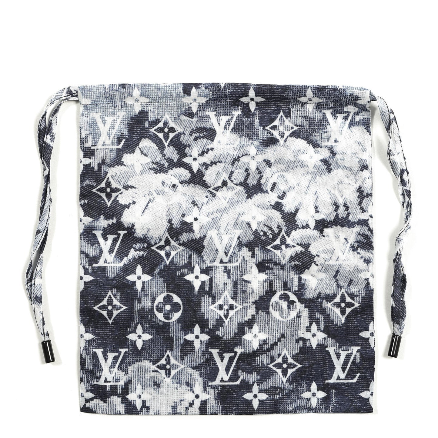 Monogram Tapestry Bandana Face Mask Set Blue