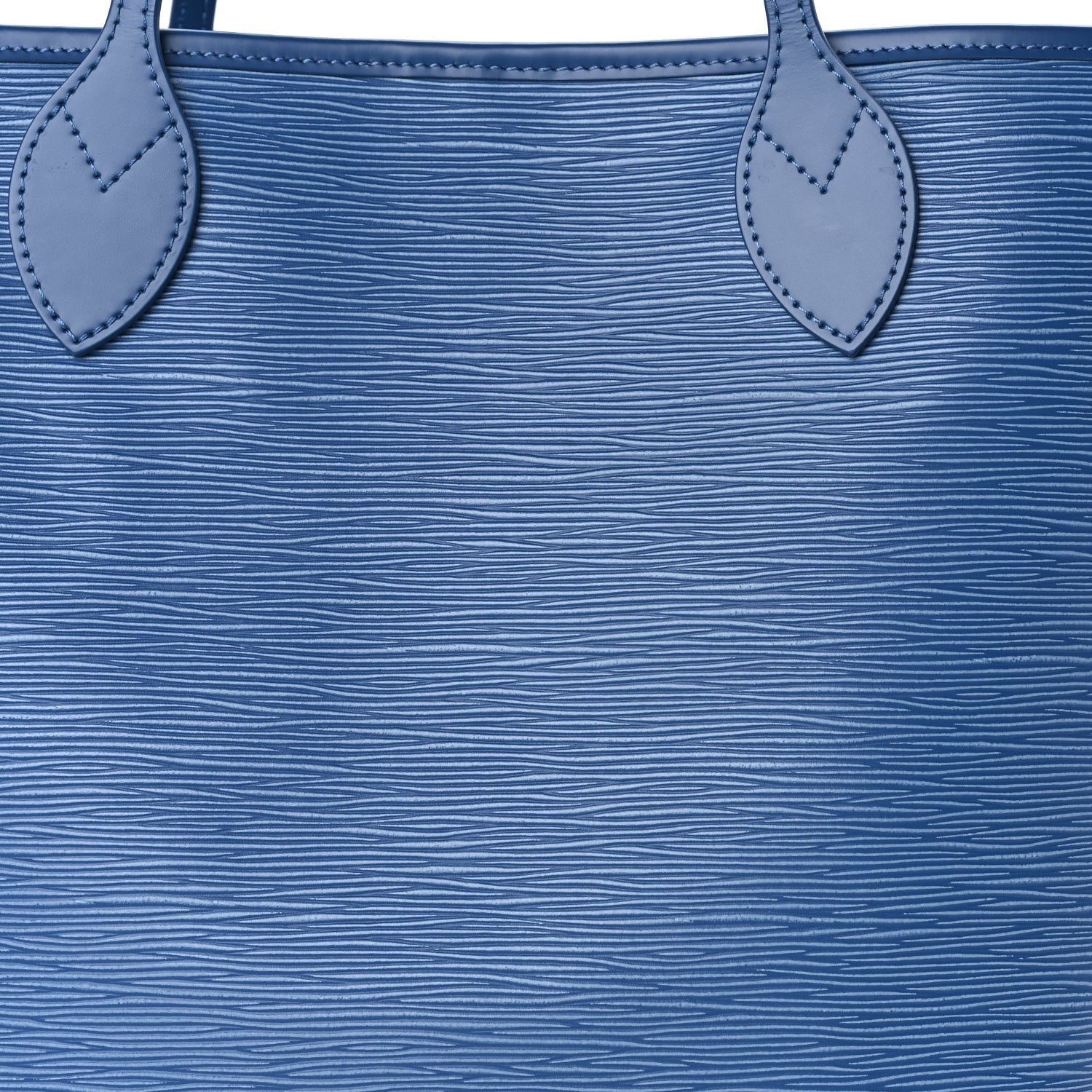 Louis Vuitton Epi Neverfull MM Denim Blue 7 of 7