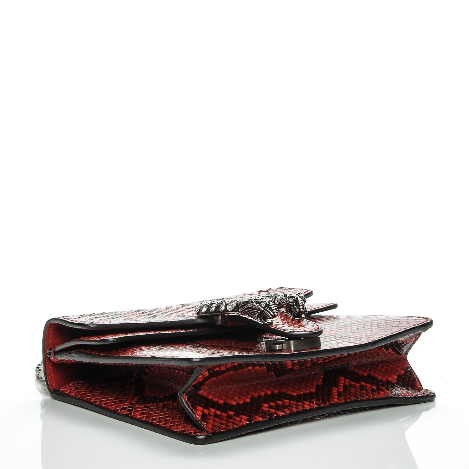 Gucci Python Mini Dionysus Shoulder Bag Red 4 of 6