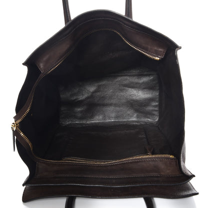 Celine Pebbled Calfskin Mini Luggage Brown 4 of 16