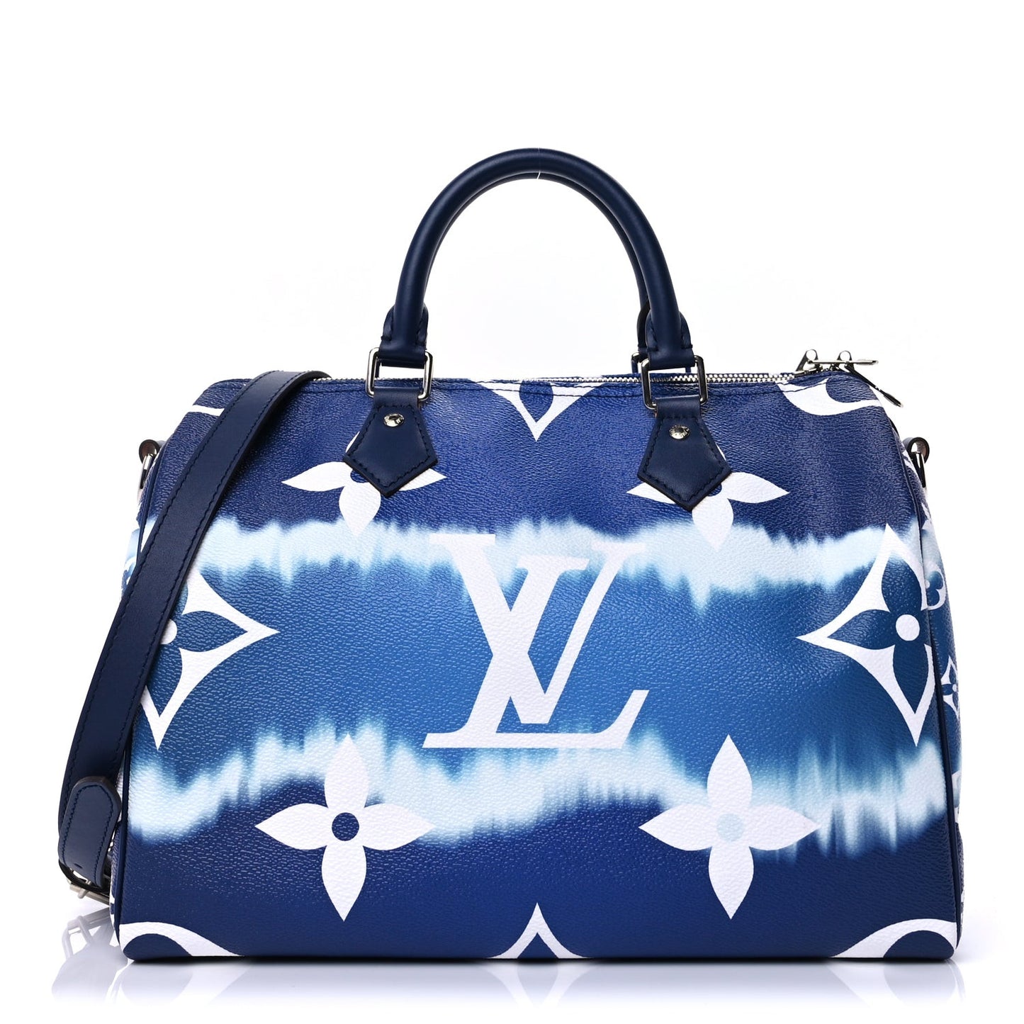 Monogram Escale Speedy Bandouliere 30 Blue