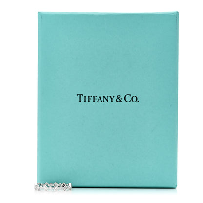 Tiffany Platinum Diamond Jazz Band Ring 54 7 5 of 5