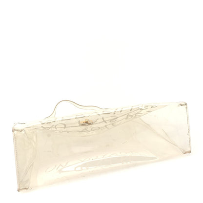 Hermes Vinyl Souvenir De L'Exposition Kelly Transparent 3 of 8