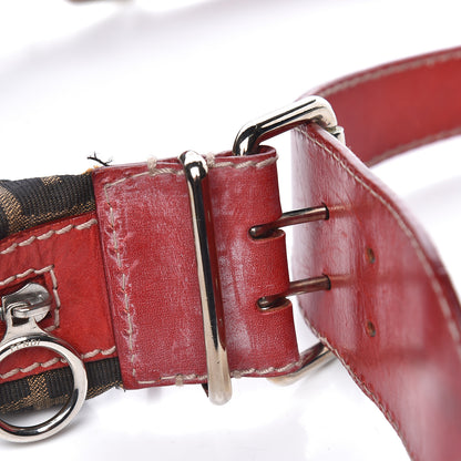 Fendi Zucca Shoulder Bag Red 9 of 15