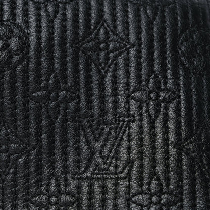 Louis Vuitton Calfskin Quilted Monogram Altair Clutch Black 7 of 7