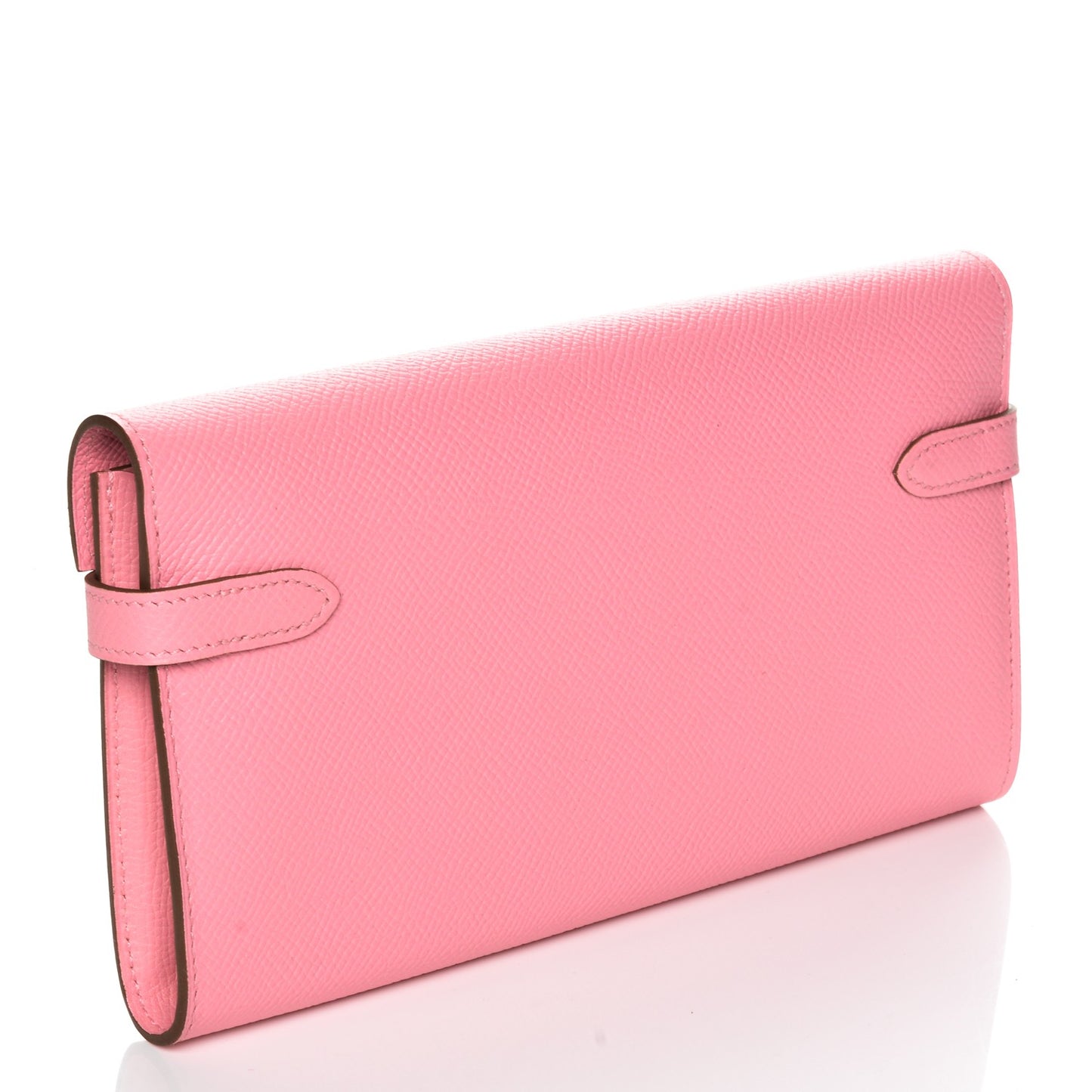 Epsom Kelly Longue Wallet Rose Confetti