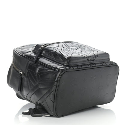 MCM Calfskin Small Bionic Backpack Black 4 of 10