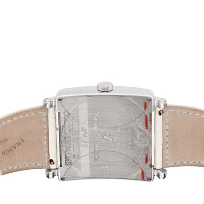 Franck Muller 18K White Gold Alligator Diamond Pave Bezel 42mm Master Square Automatic Watch 6000KSCDTD 4 of 6