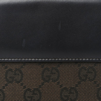 Gucci Monogram Piston Lock Compact Wallet Dark Brown 8 of 8