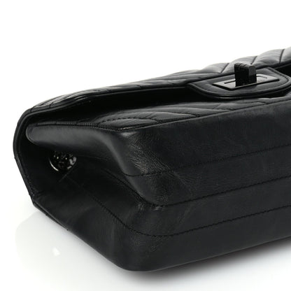 Chanel Aged Calfskin Quilted 2.55 Reissue Mini Flap So Black 8 of 9