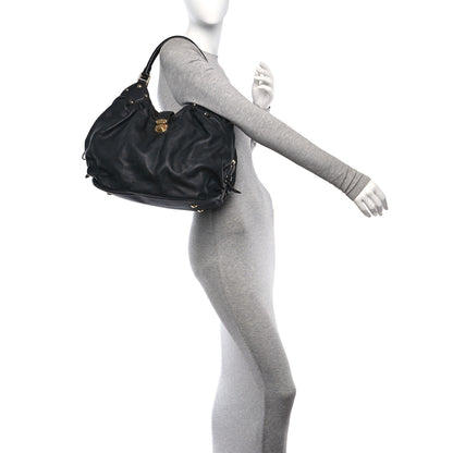 Louis Vuitton Mahina L Black 3 of 9