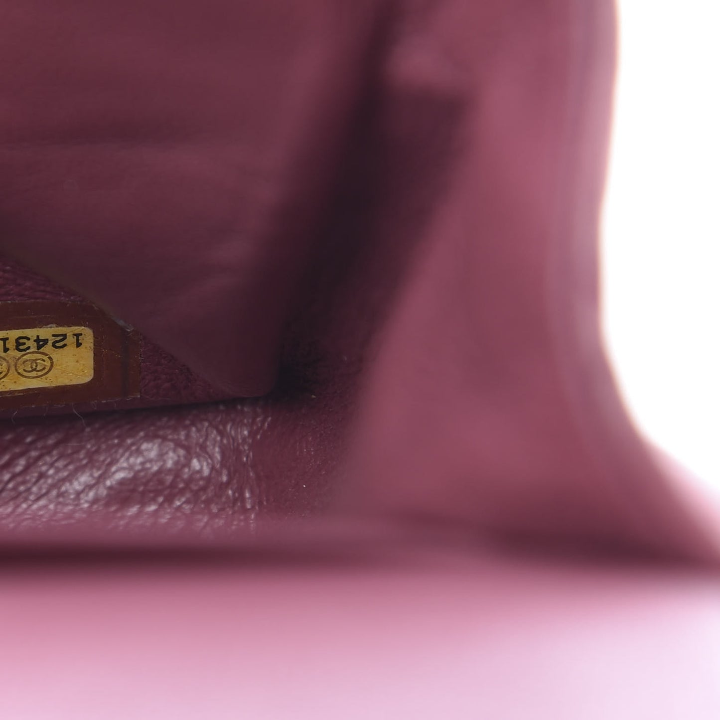 Lambskin Quilted Medium Double Flap Pink