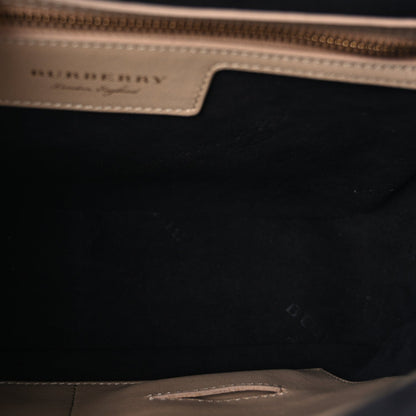 Burberry Trench Calfskin Medium DK88 Top Handle Bag Honey 4 of 7