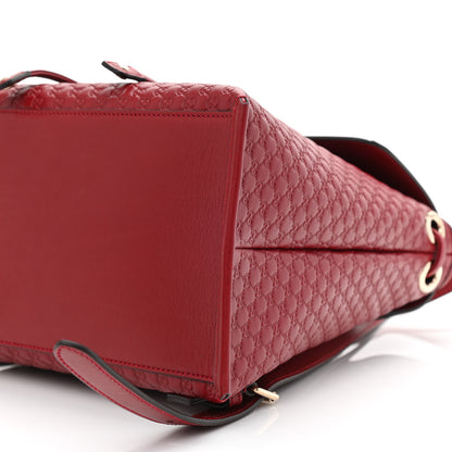 Gucci Microguccissima Drawstring Backpack Red 10 of 10