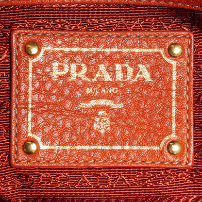 Prada Vitello Daino Shopping Tote Rame 8 of 9