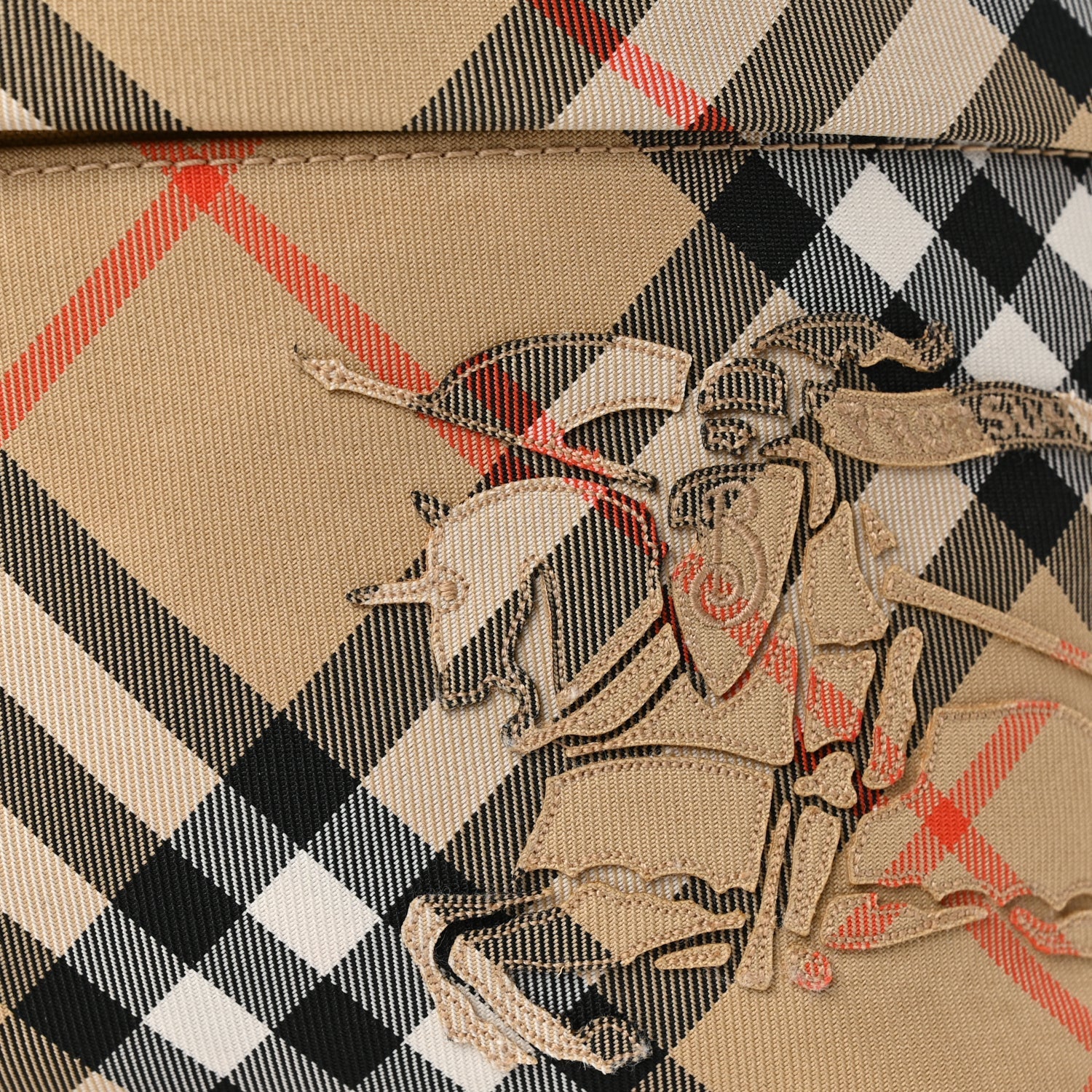 Burberry Canvas Check Belt Bag Black Sand Sand 6 of 8