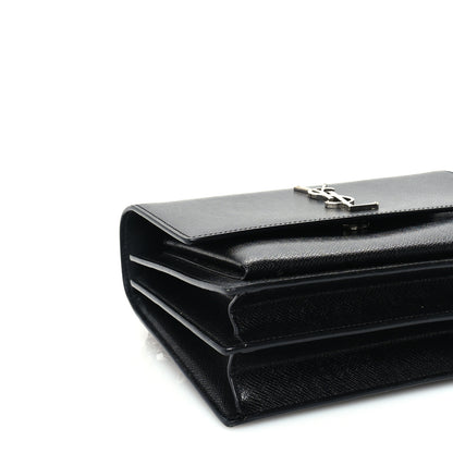 Saint Laurent Calfskin Medium Monogram Sunset Black 7 of 8