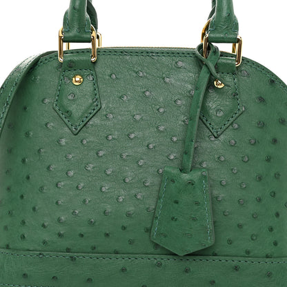 Louis Vuitton Ostrich Alma BB Menthe 7 of 9