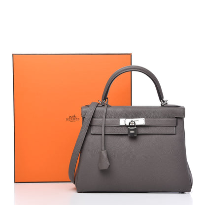 Hermes Togo Kelly Retourne 28 Etain 11 of 11