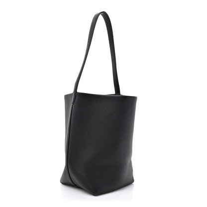 The Row Grained Calfskin Medium N/S Park Tote Black 3 of 12