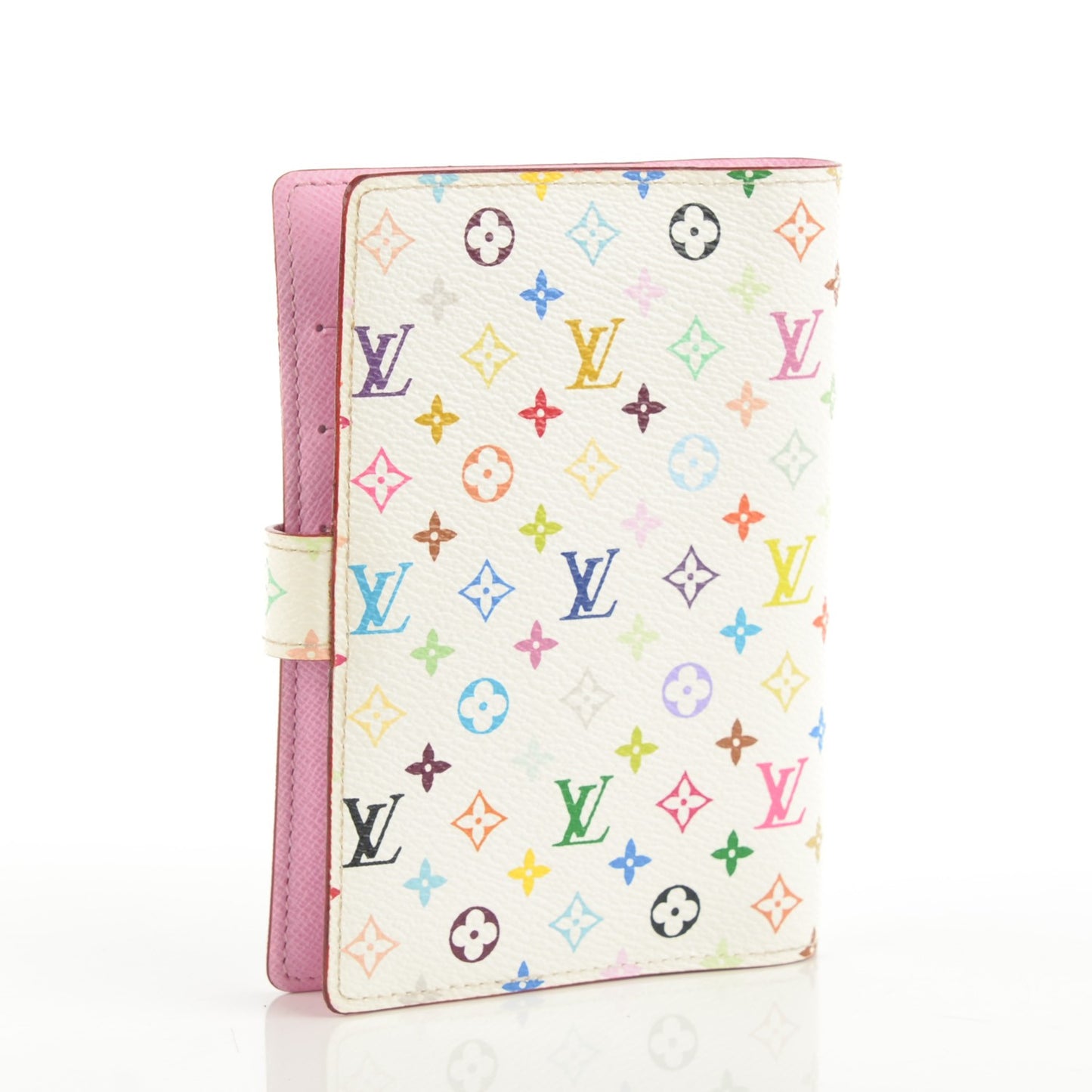 Monogram Multicolor Small Ring Agenda Cover White Litchi