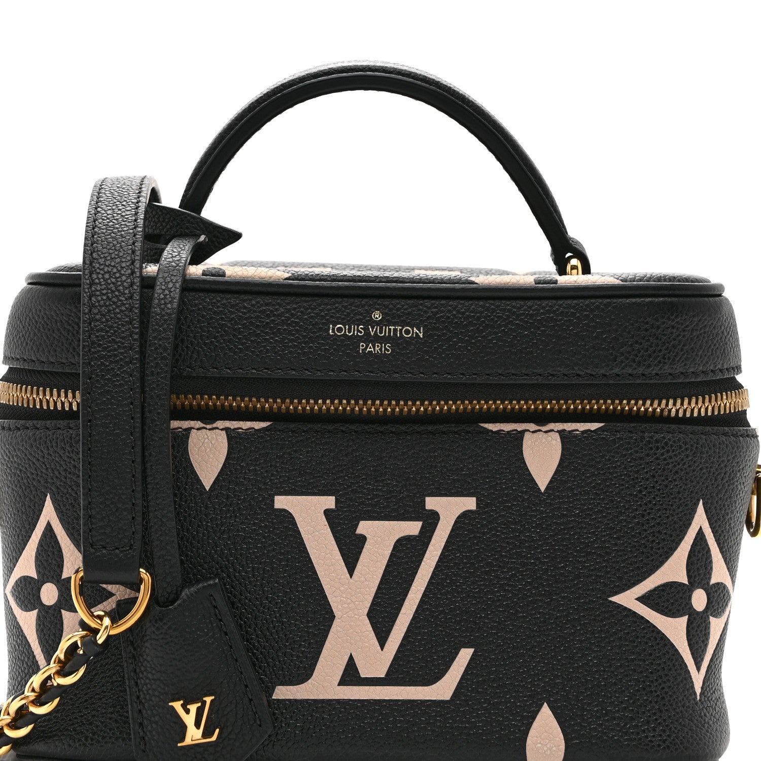 Louis Vuitton Empreinte Monogram Giant Vanity PM Black Beige 7 of 9