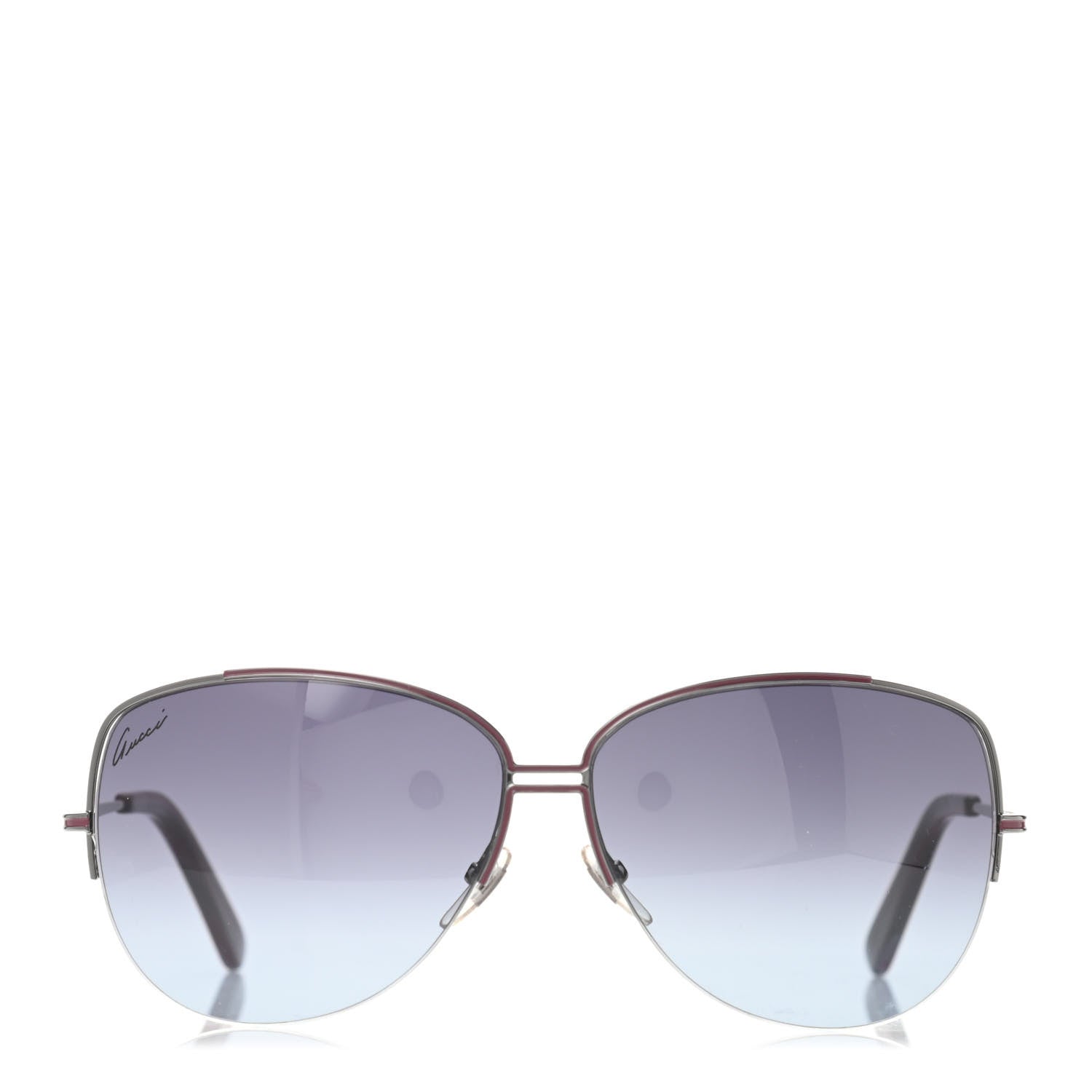 Gucci Metal Aviator Sunglasses GG 2889/S Silver 3 of 4