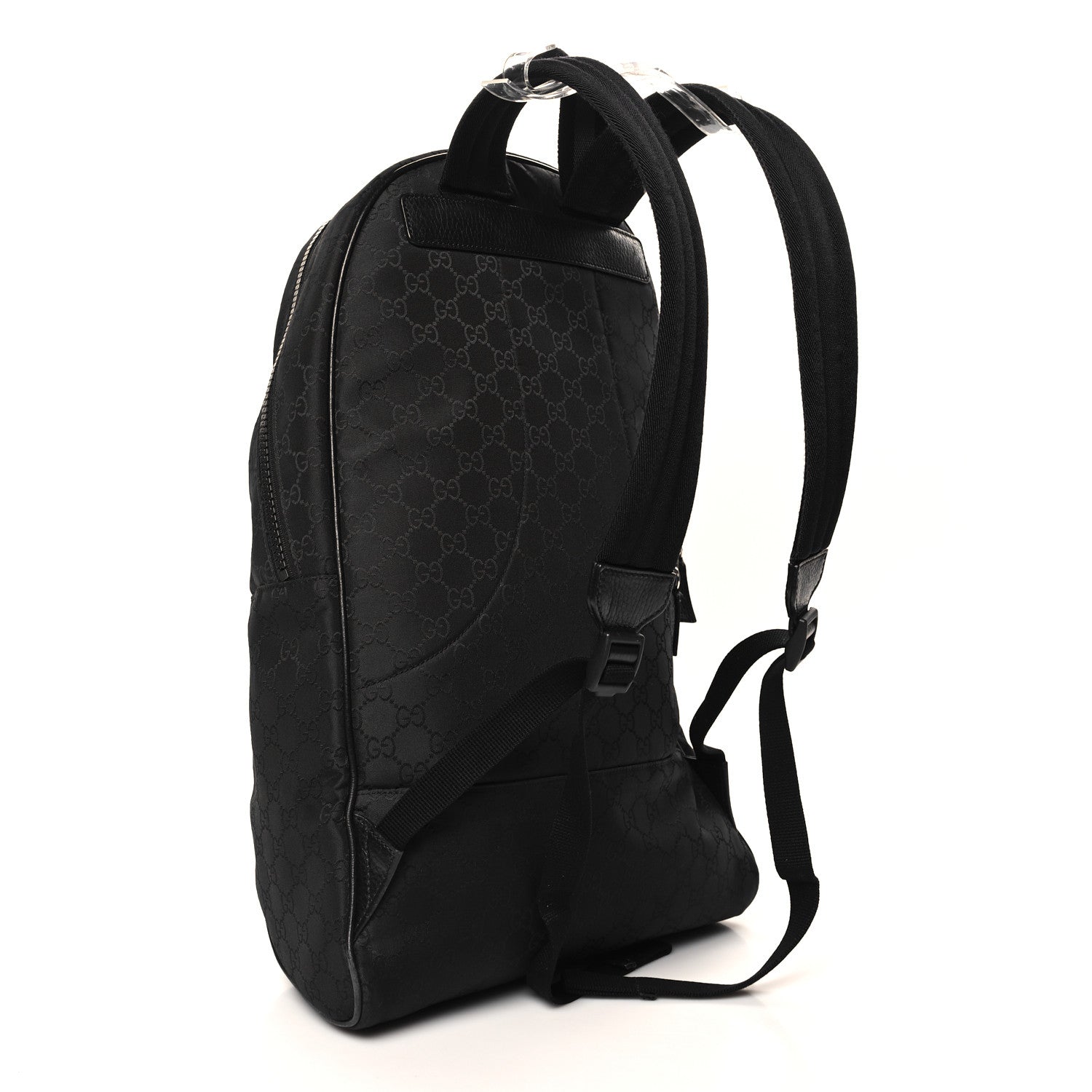 Gucci Nylon Monogram Slim Backpack Black 3 of 11