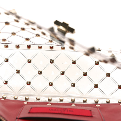 Valentino Garavani PVC Medium Rockstud Spike Shoulder Bag 5 of 8