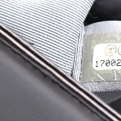 Chanel Glazed Calfskin Large Boy Flap Black 6 of 12