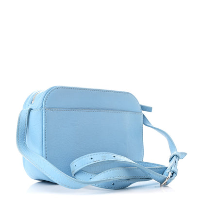 Balenciaga Calfskin XS Everyday Camera Bag Baby Blue Black 3 of 7