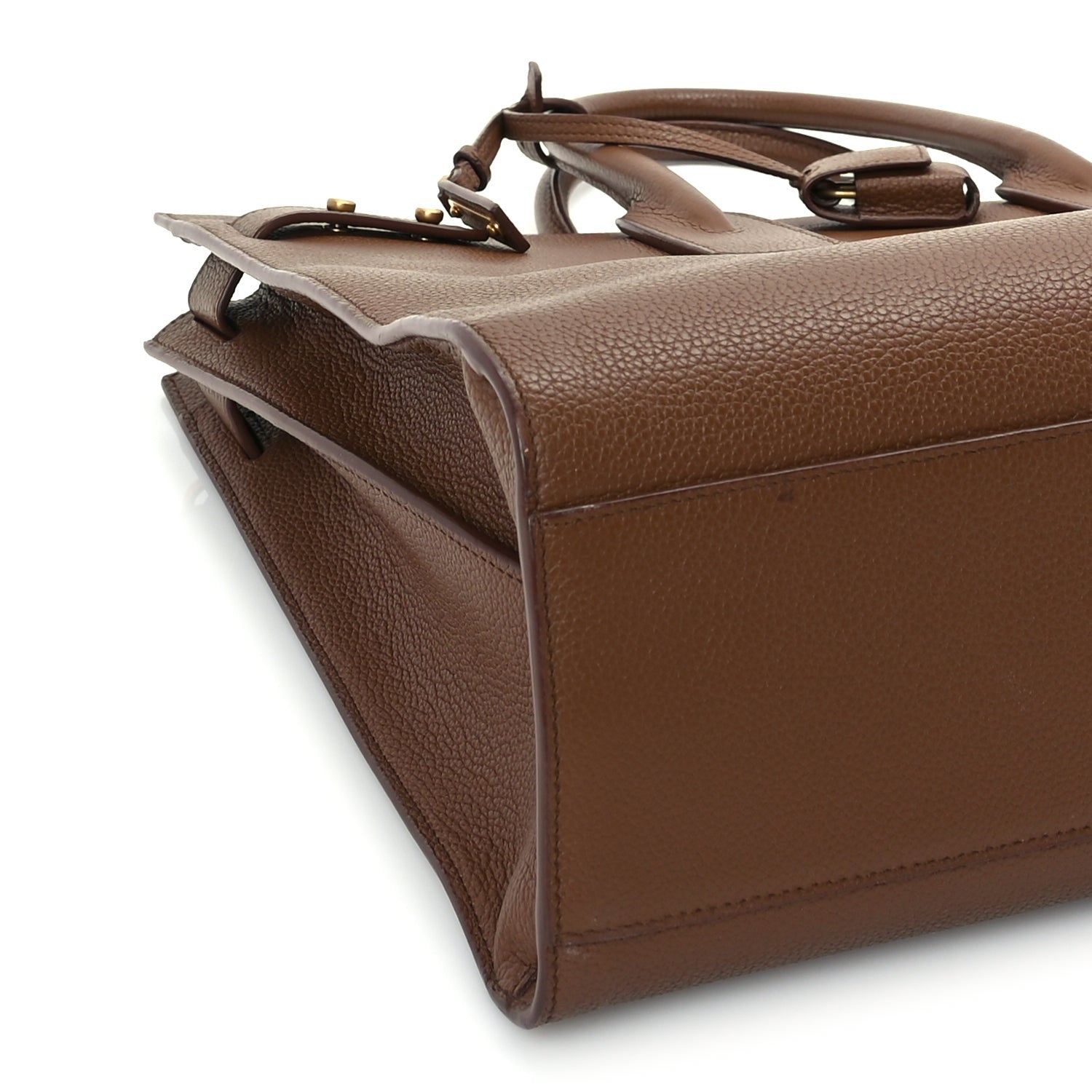 Saint Laurent Grained Calfskin Large Souple Sac De Jour  Cinnamon 7 of 8