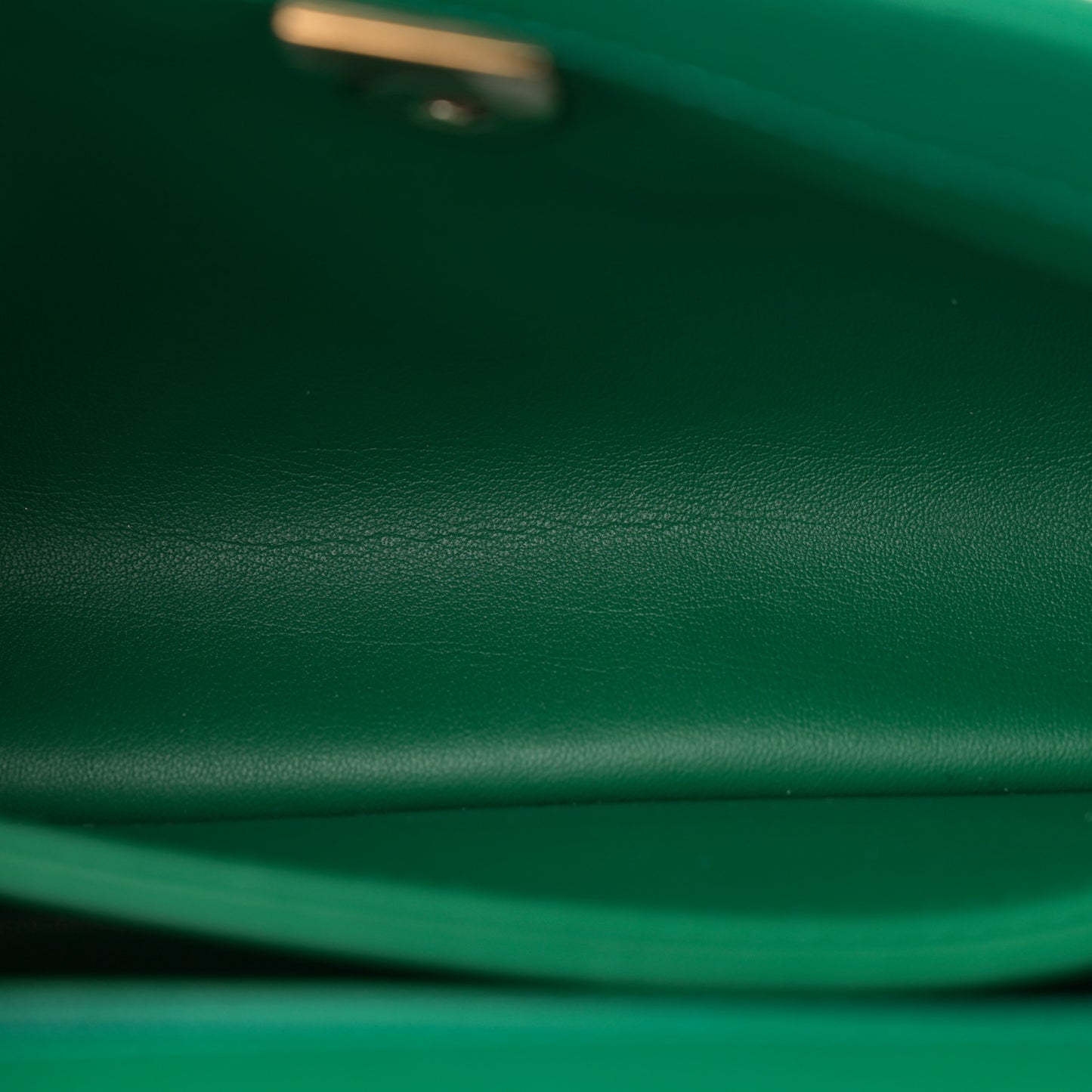 Caviar Quilted Mini Coco Handle Flap Green