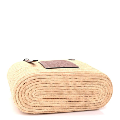 Loewe Raffia Small Square Basket Tote Bag Natural Tan 3 of 9