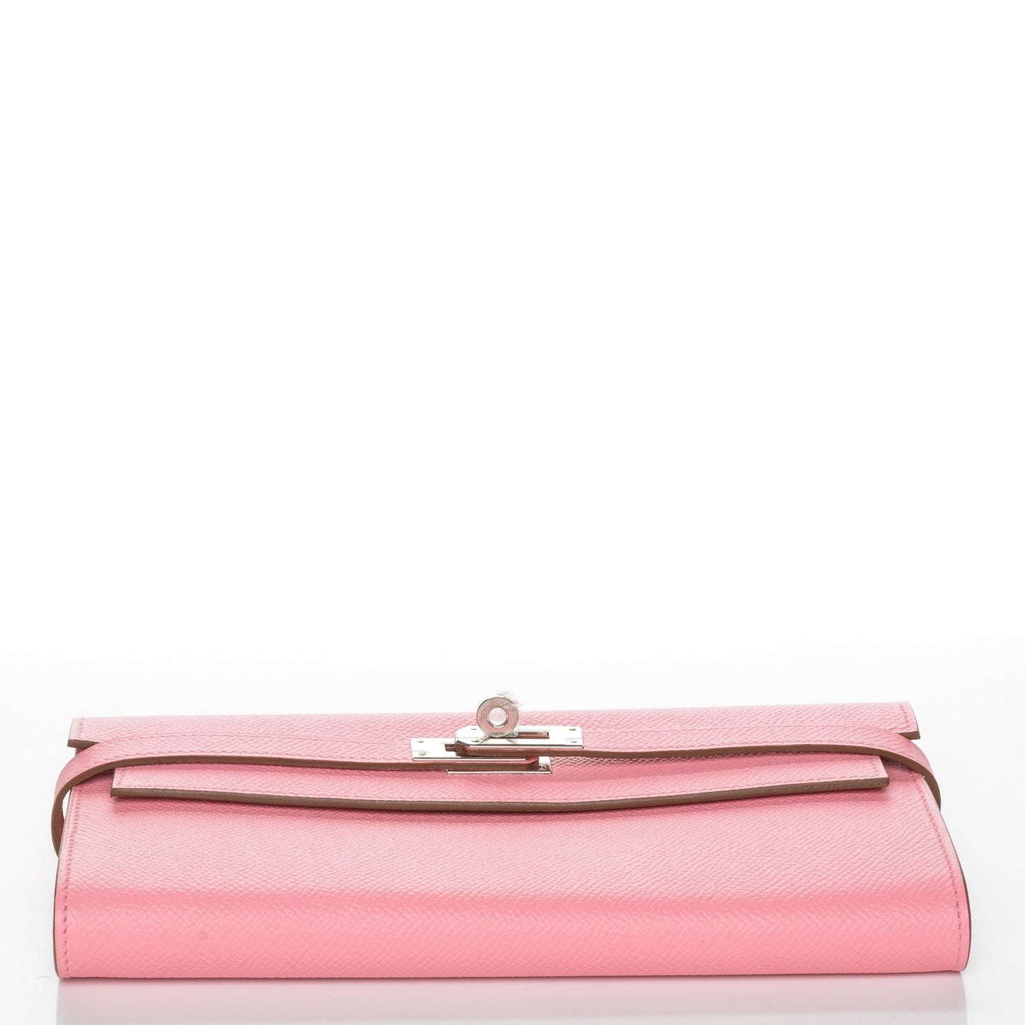 Epsom Kelly Longue Wallet Rose Confetti
