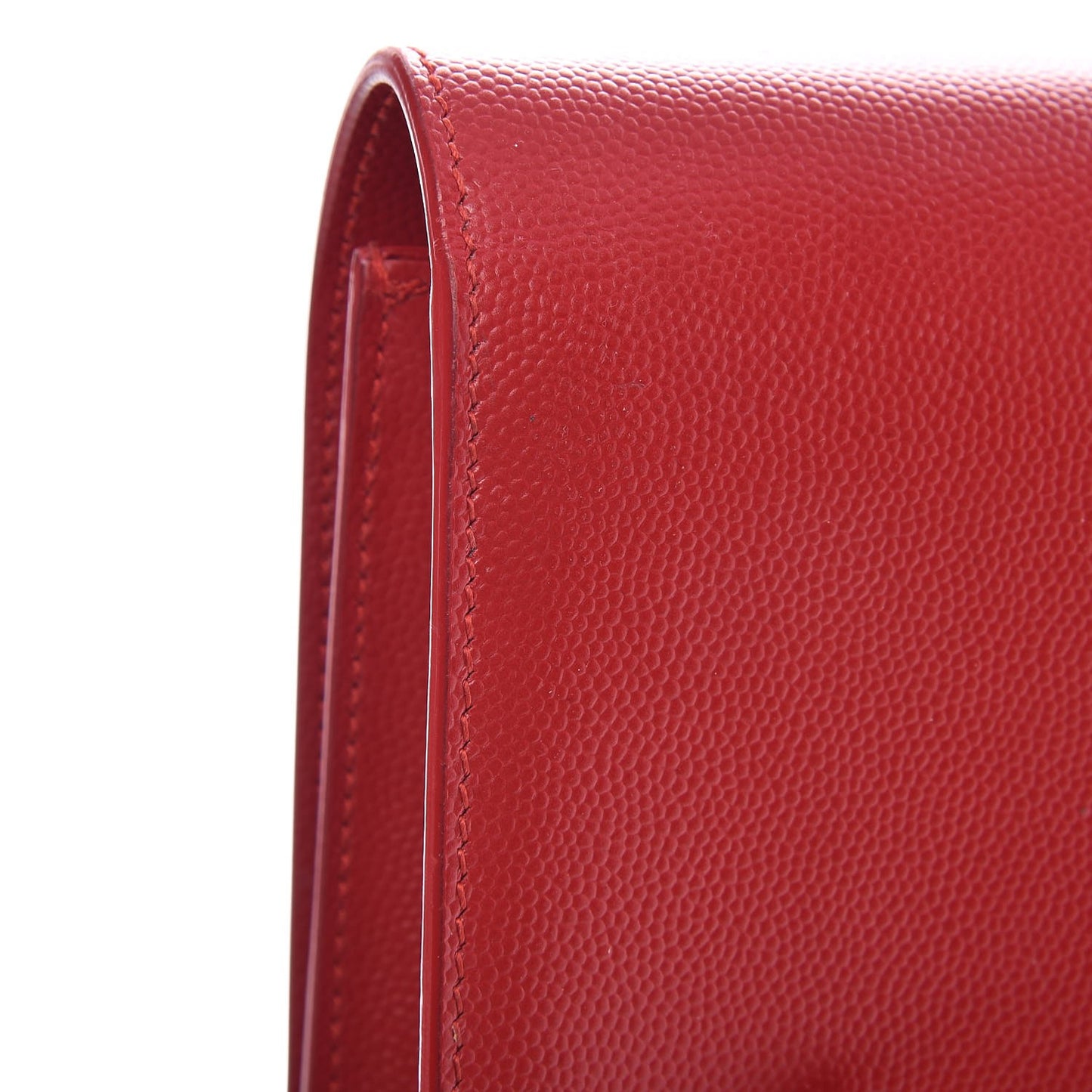 Grain De Poudre Classic Monogram Cassandre Clutch New Red