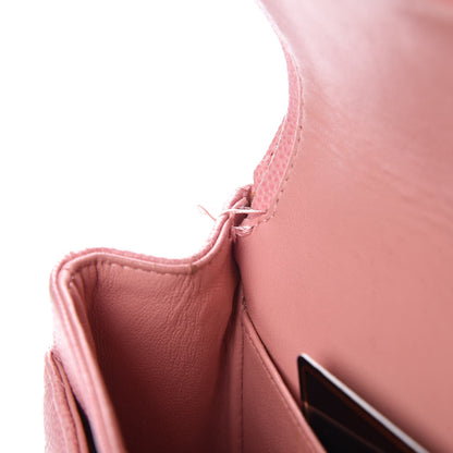 Chanel Caviar Quilted Medium Double Flap Pink 7 of 9