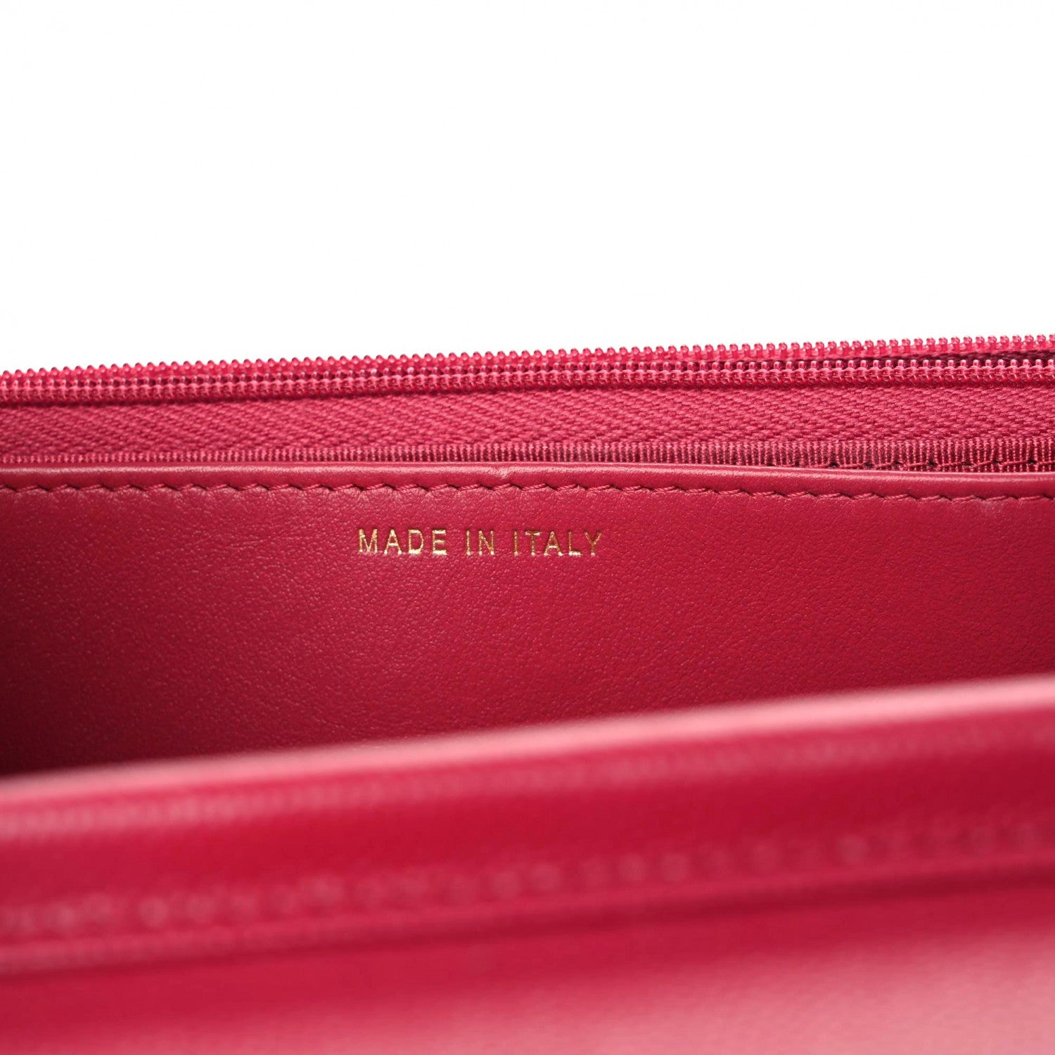 Chanel Caviar Quilted Wallet On Chain WOC Dark Pink 8 of 12