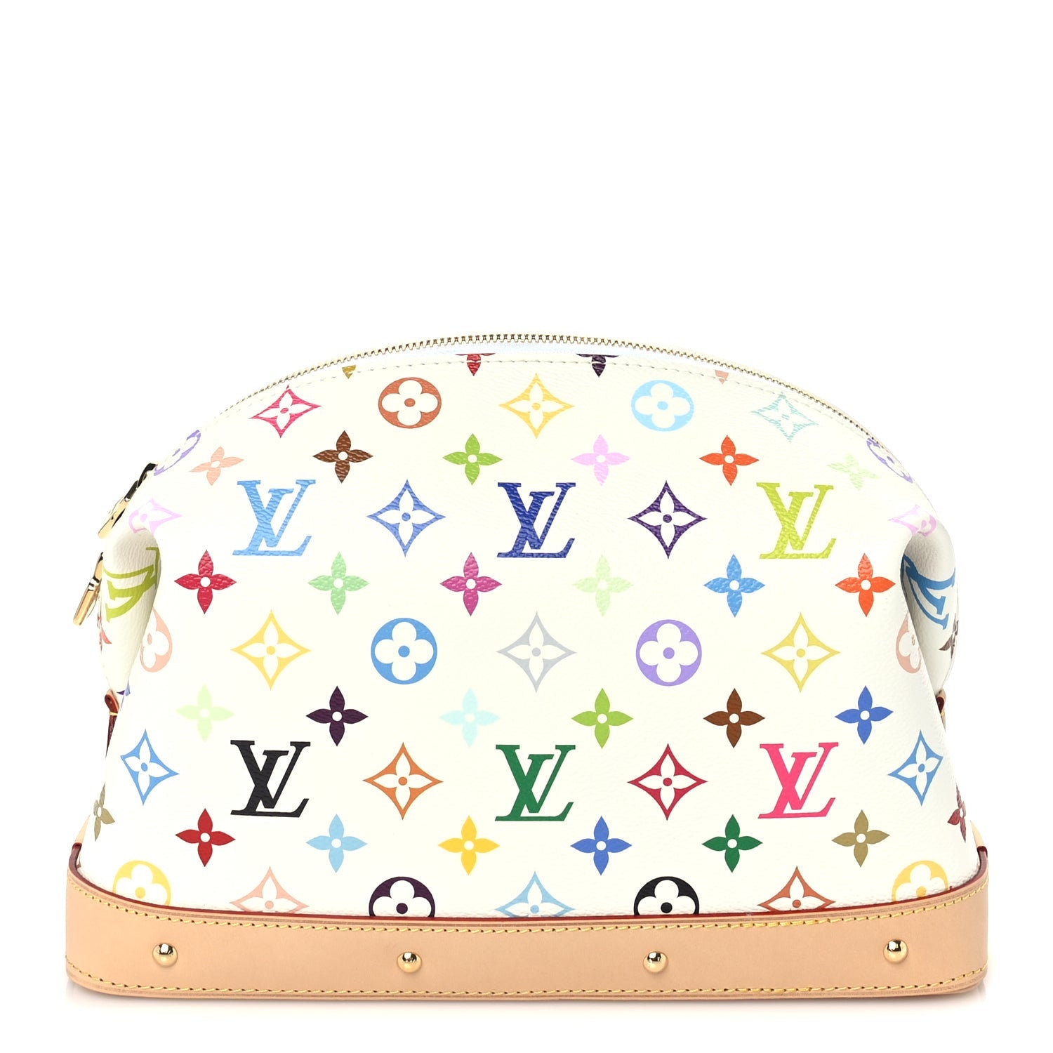 Louis Vuitton LV x TM Monogram Multicolor Cosmetic Pouch GM  White 1 of 8