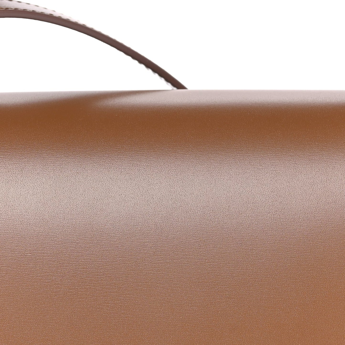 Box Calfskin Mini Voltaire Shoulder Bag  Dark Cork