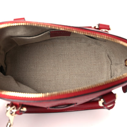 Gucci Soft Microguccissima Mini Dome Bag Rosso 5 of 9