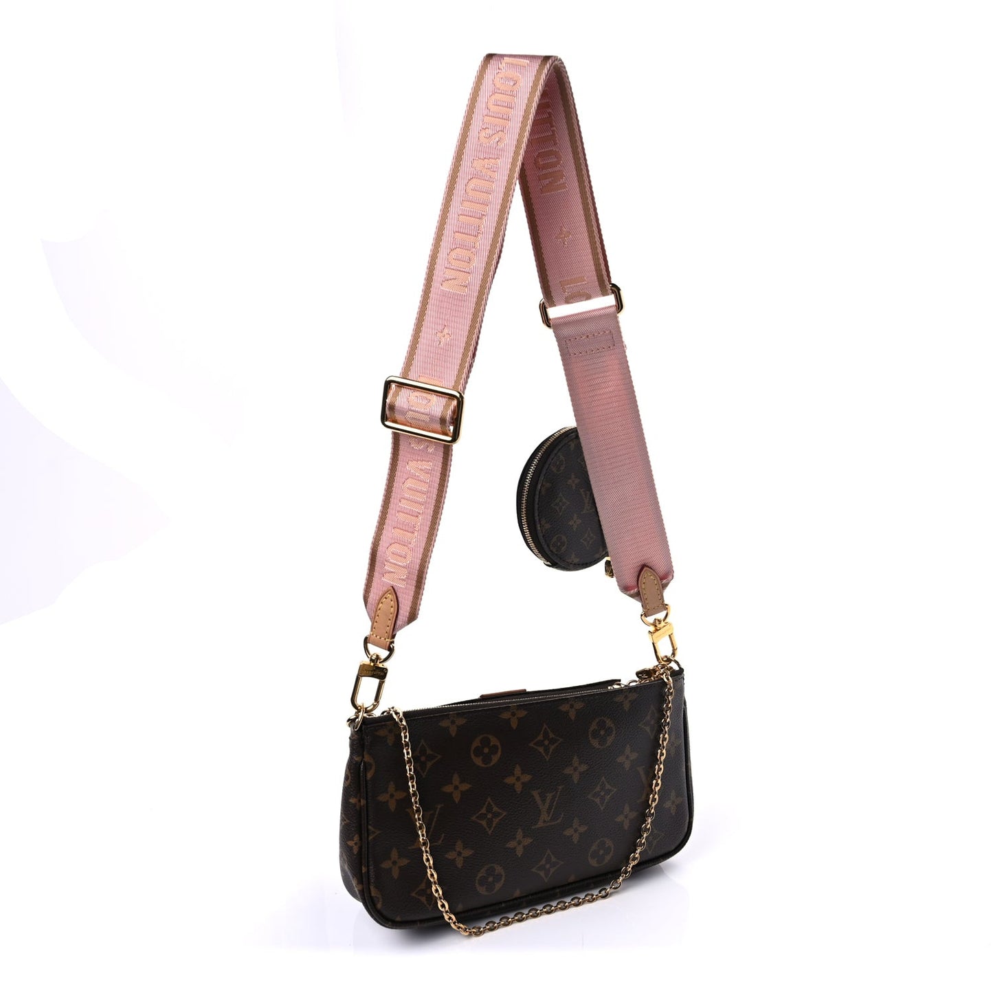 Monogram Multi Pochette Accessories Rose Clair Rose Clair