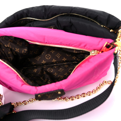 Louis Vuitton Econyl Monogram Pillow Maxi Multi Pochette Accessories Black Fuchsia 6 of 19