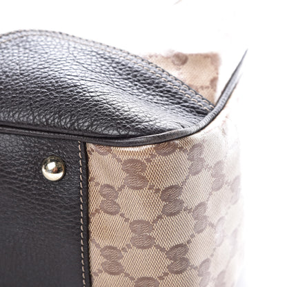 Gucci Crystal Monogram Large Princy Tote Dark Brown 13 of 15
